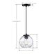 Milo 1 Light 8 inch Black Mini Pendant Ceiling Light