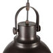 Harmon 1 Light 12 inch Antique Bronze Pendant Ceiling Light