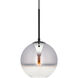 Callisto 1 Light 10 inch Black Pendant Ceiling Light