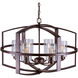 Hyde 6 Light 29 inch Antique Bronze Foyer Pendant Ceiling Light