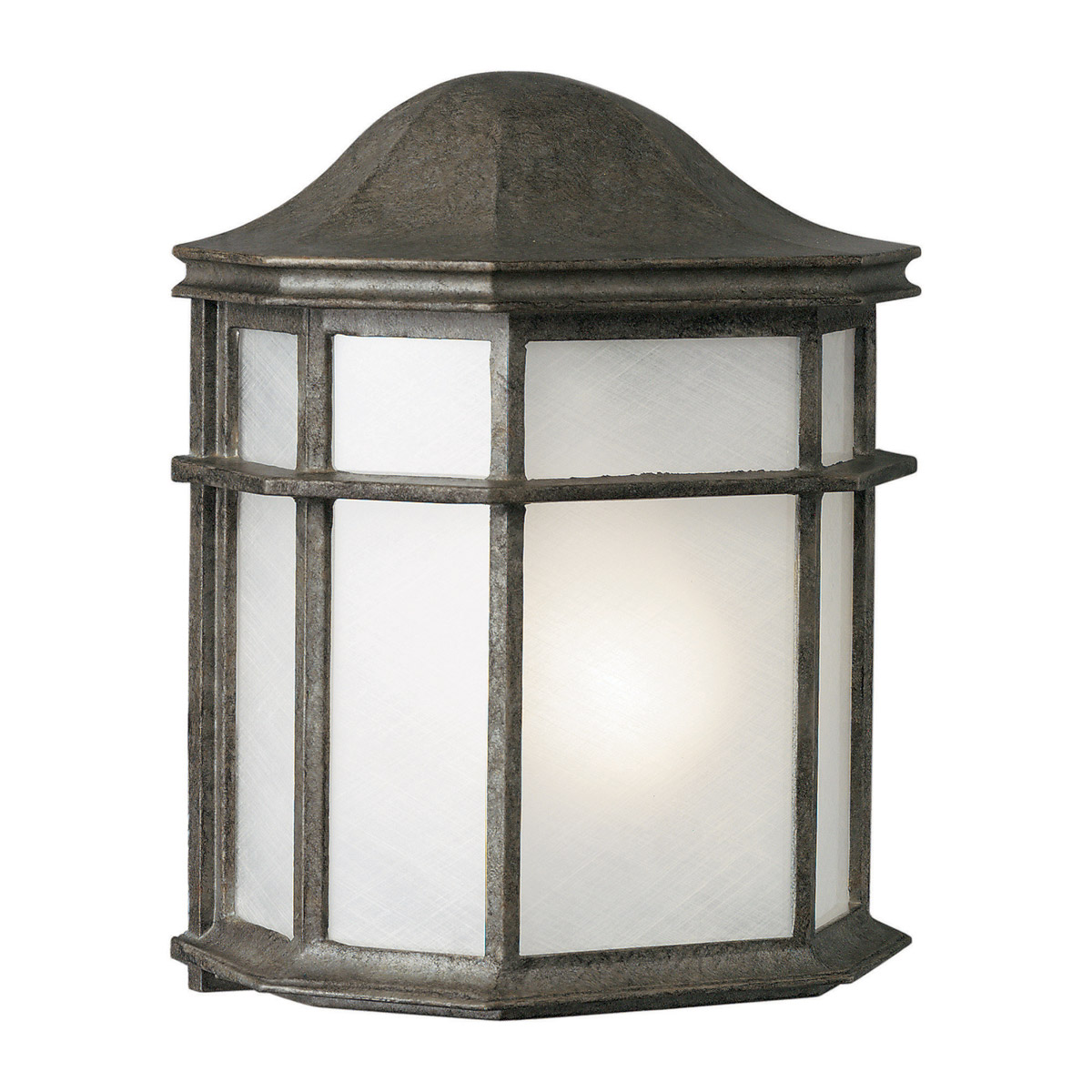 Signature 1 Light 10 inch River Rock Outdoor Wall Light