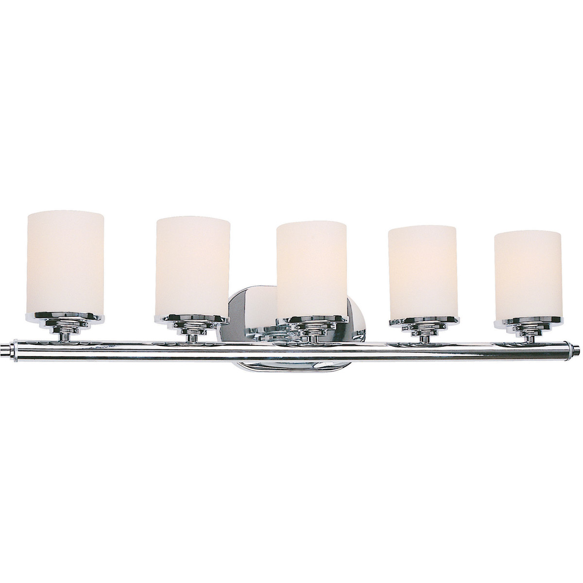 Ames 5 Light 30 inch Chrome Bath Bar Wall Light