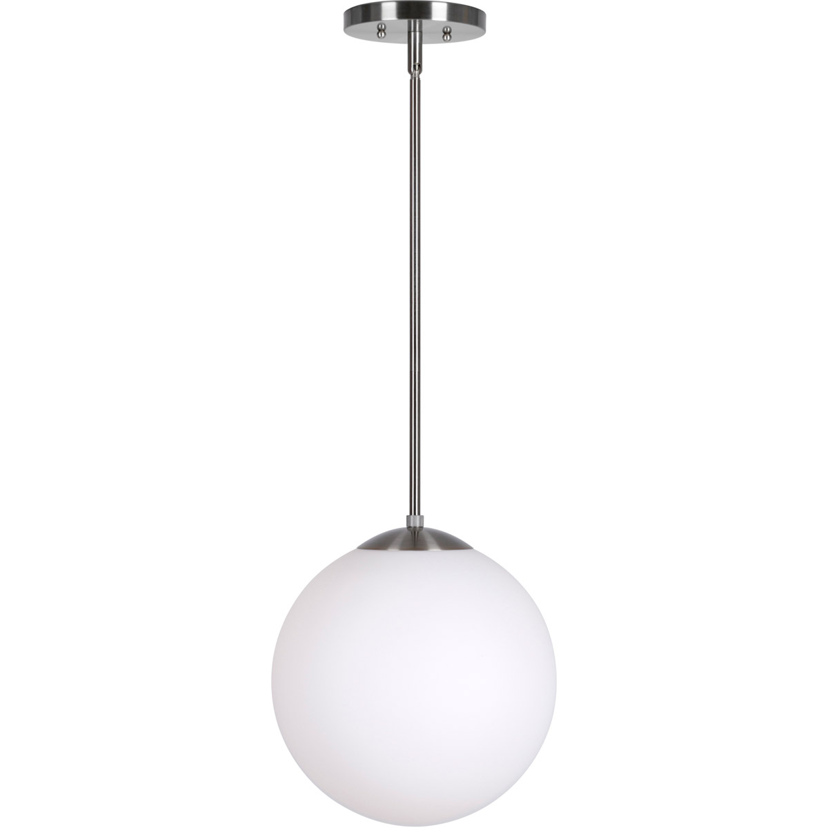 Selene 1 Light 12 inch Brushed Nickel Single Light Pendant Ceiling Light