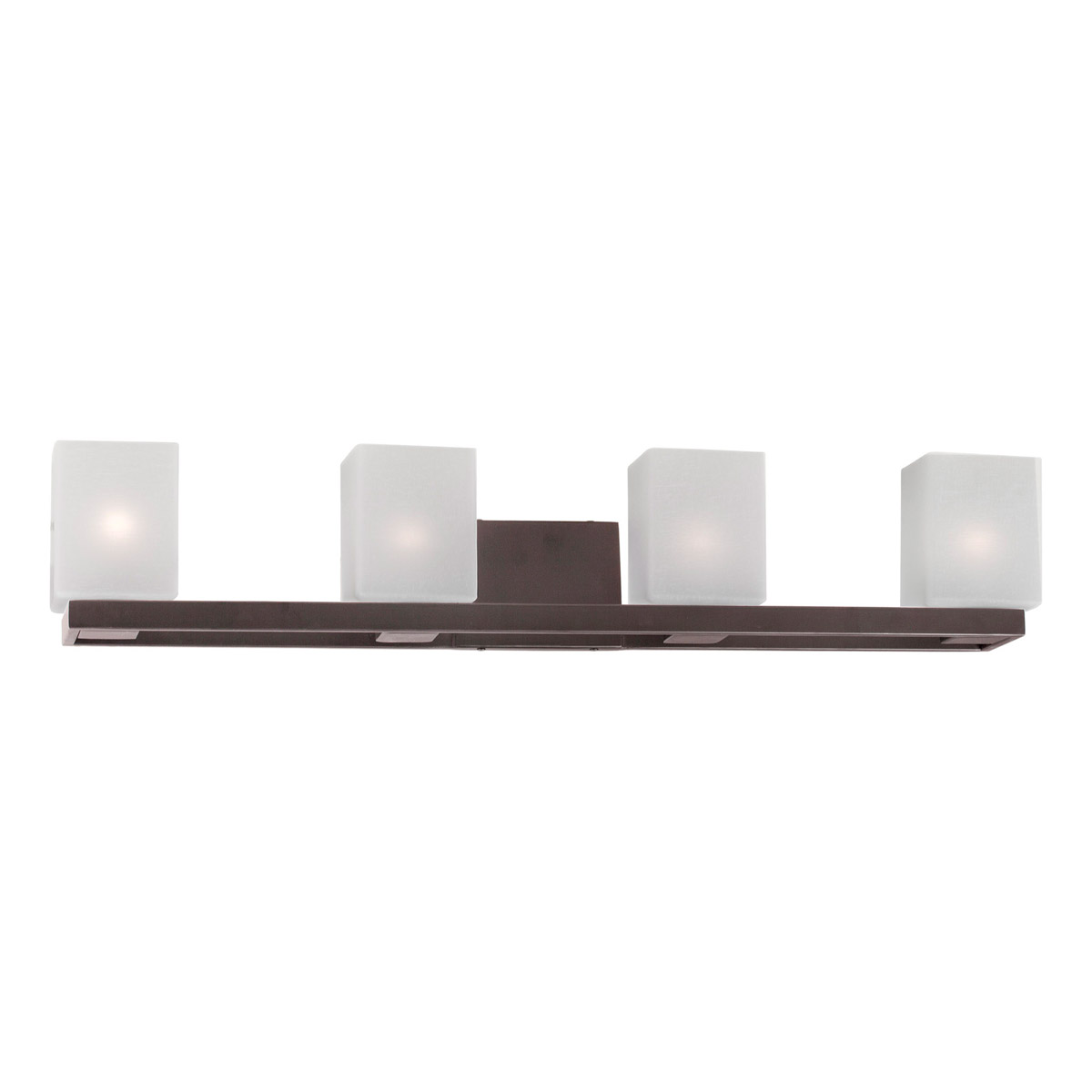 Signature 4 Light 34 inch Antique Bronze Vanity Light Wall Light