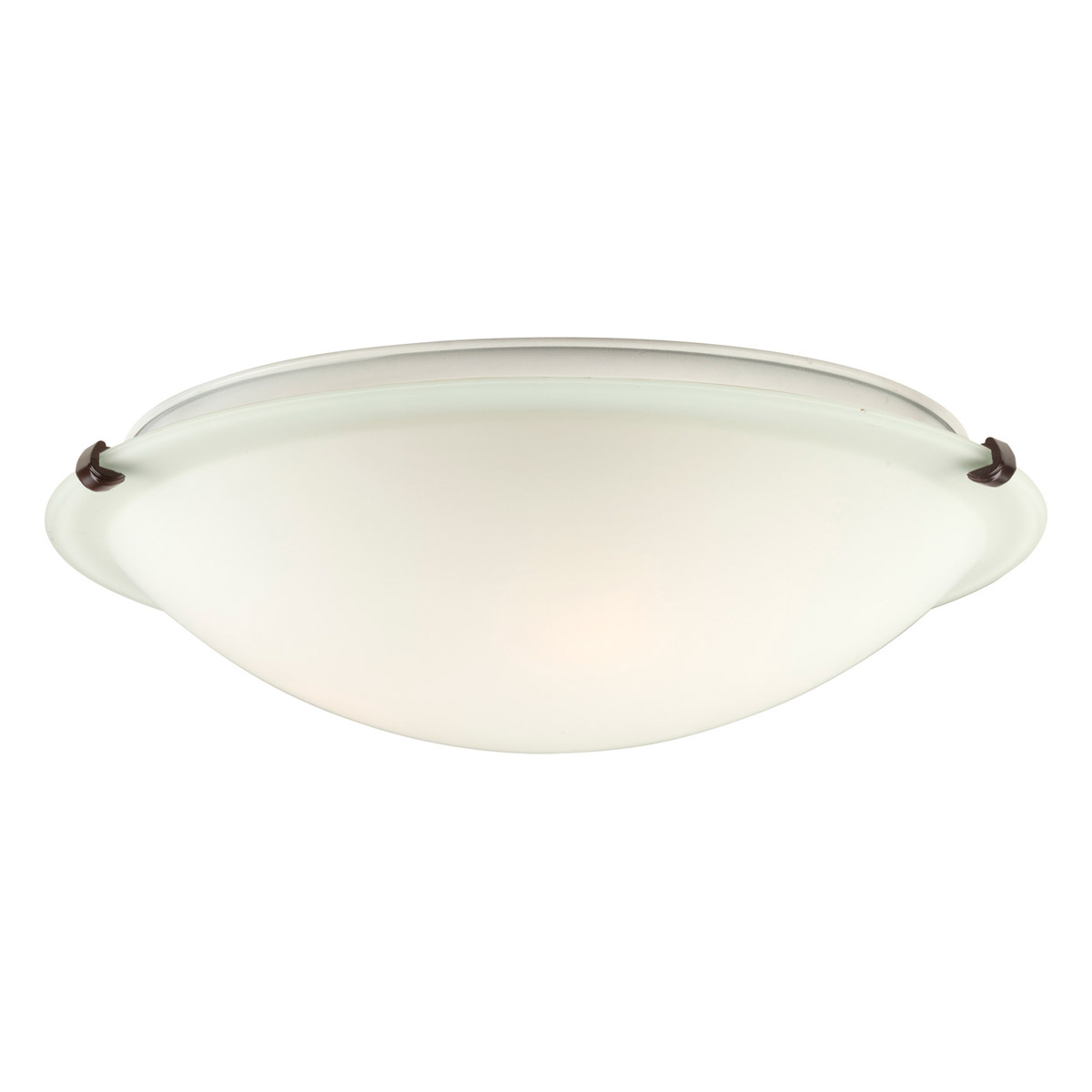Signature 3 Light 16 inch Antique Bronze Flush Mount Ceiling Light