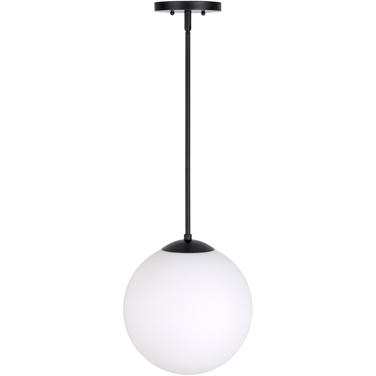 Selene 1 Light 12 inch Black Pendant Ceiling Light