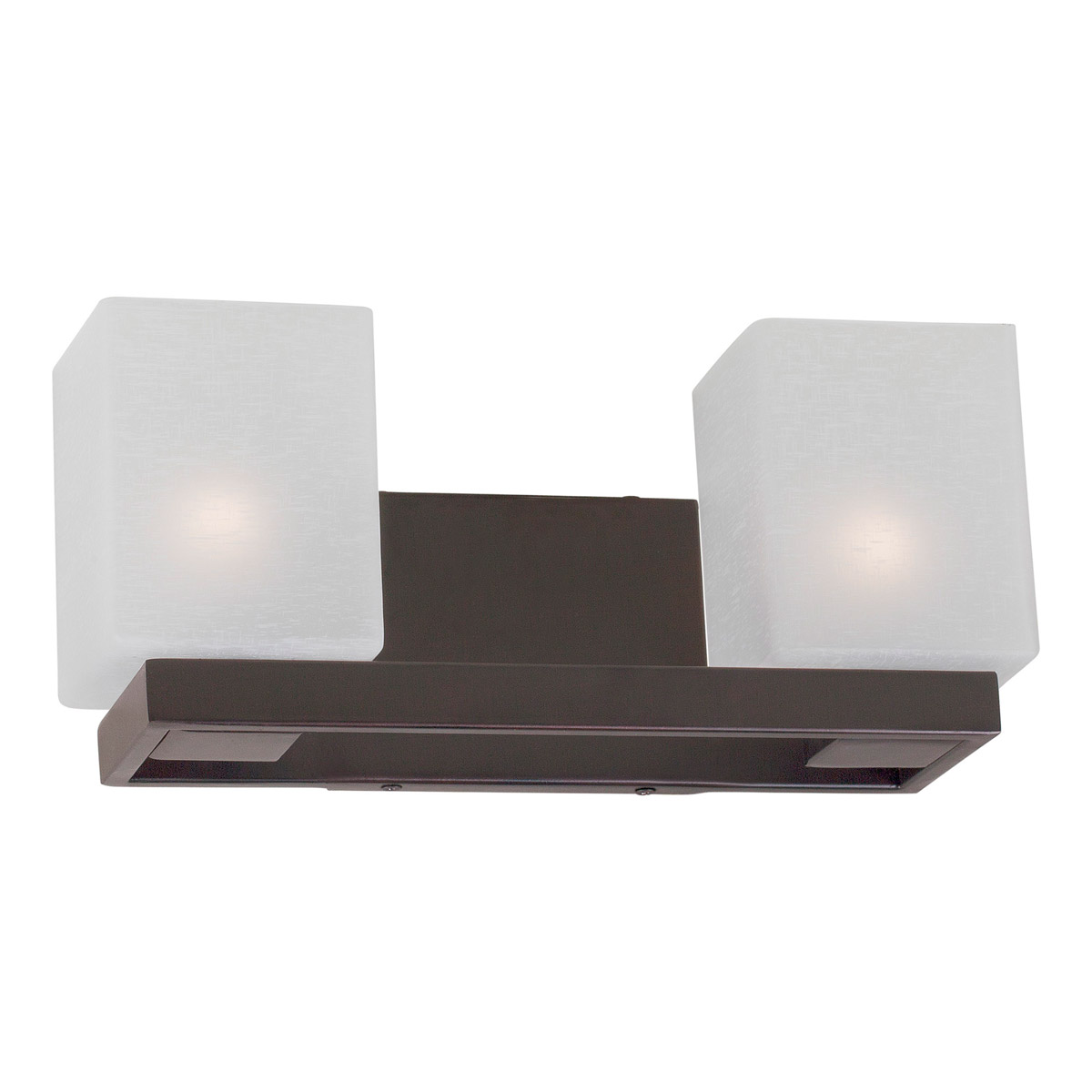Signature 2 Light 14 inch Antique Bronze Vanity Light Wall Light