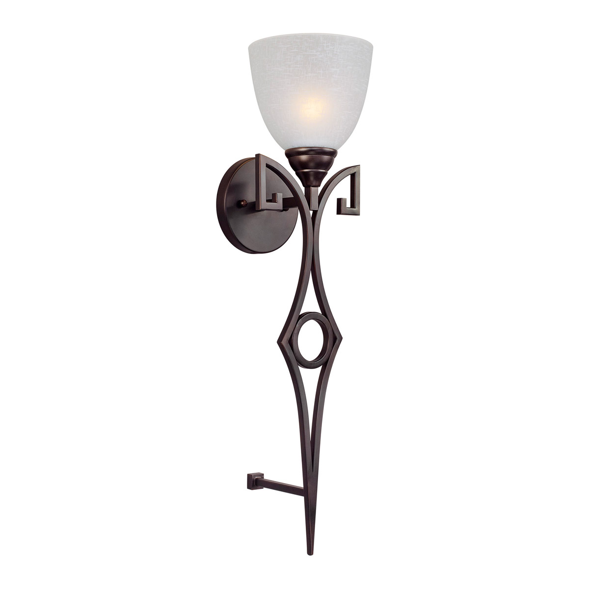 Signature 1 Light 6.5 inch Antique Bronze Wall Sconce Wall Light