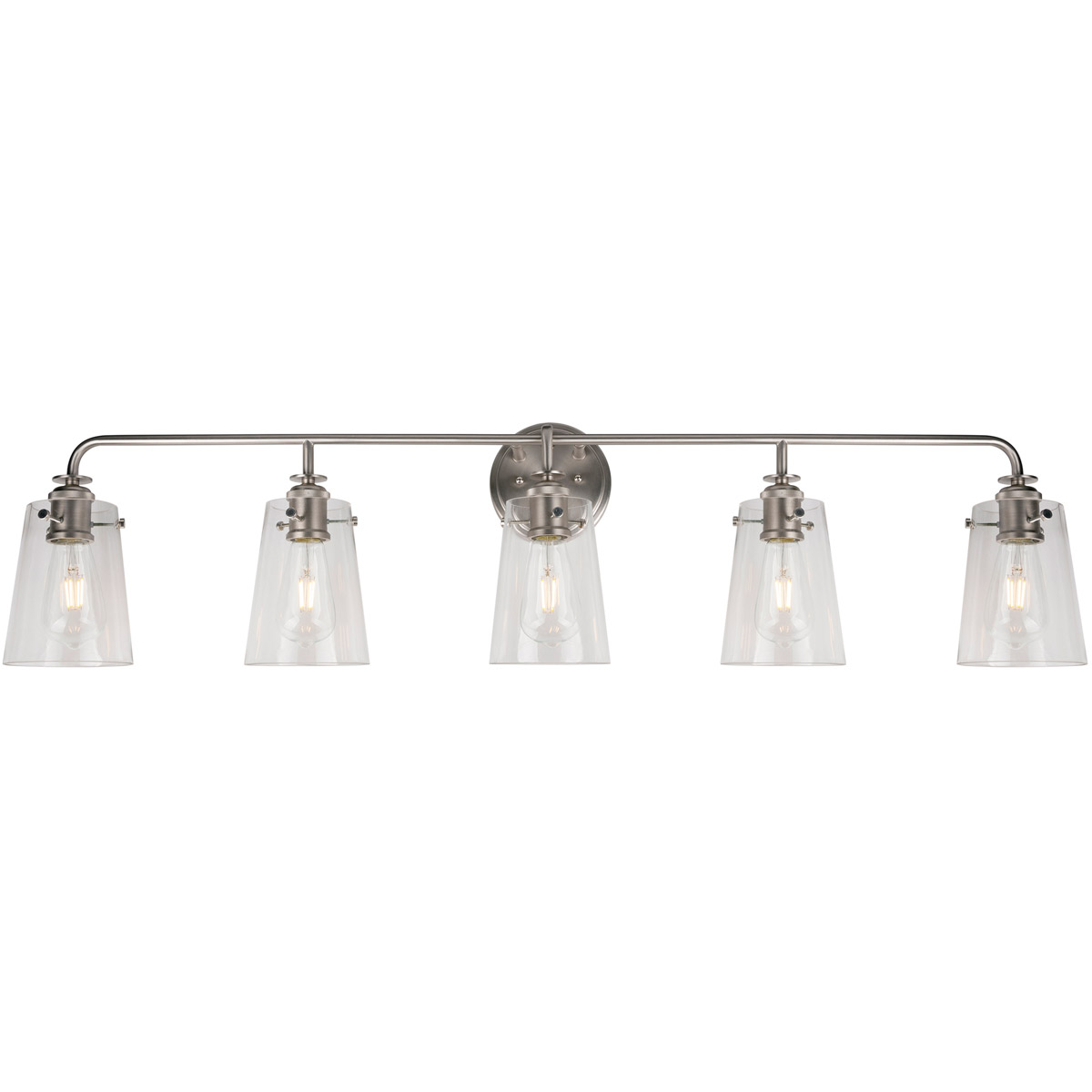 Ronna 5 Light 45 inch Brushed Nickel Bath & Vanity Wall Light