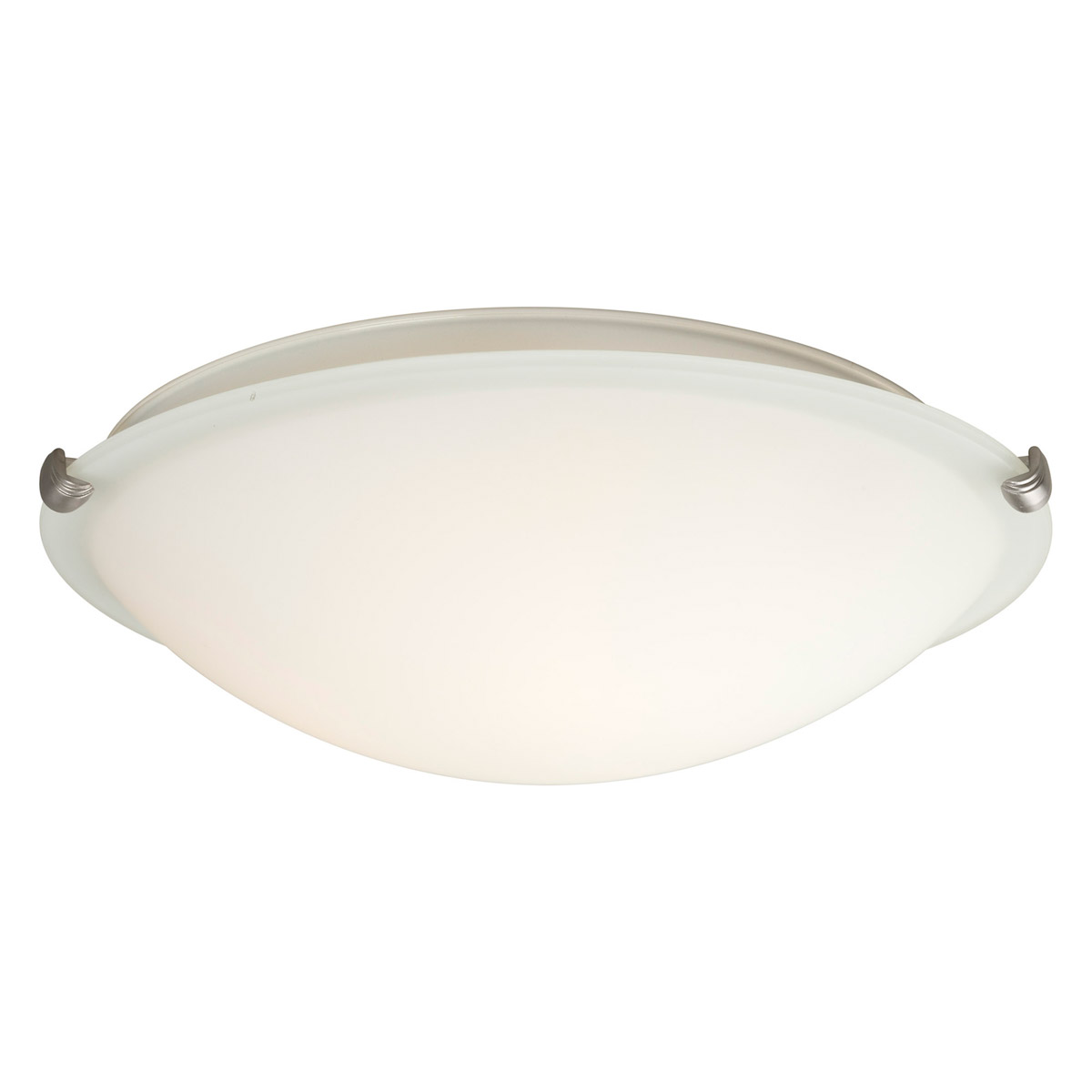 Signature 3 Light 16 inch Brushed Nickel Flush Mount Ceiling Light