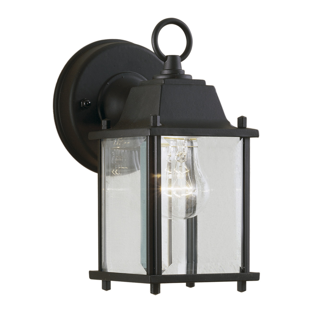 Signature 1 Light 9 inch Black Outdoor Wall Light